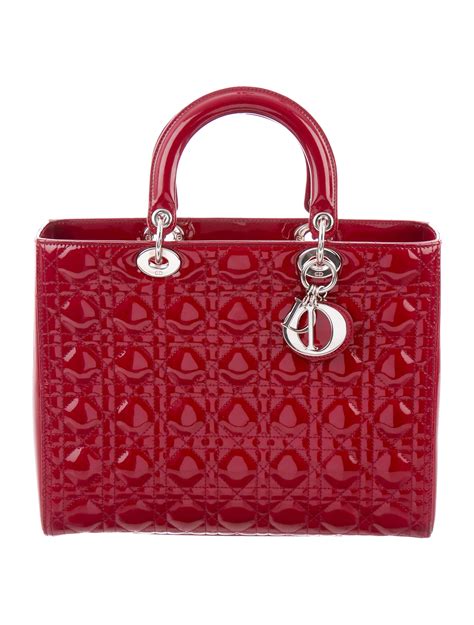 red dior lady|christian Dior lady bag vintage.